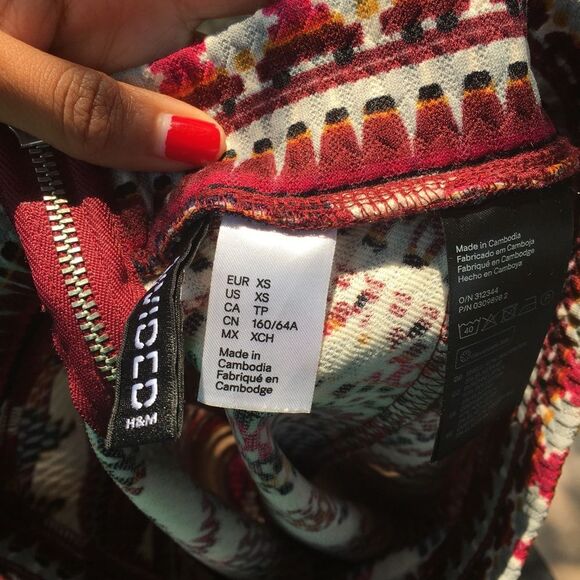 Colorful skirt, printed skirt, tribal print skirt, western skirt,western wear - Picture 6 of 6